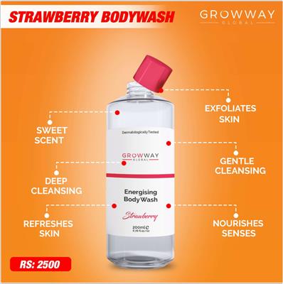 Premium strawberry Body wash